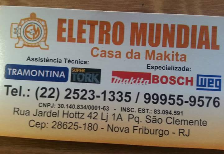 ELETRO MUNDIAL FRIBURGUENSE LTDA