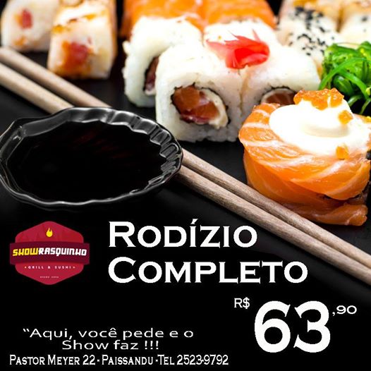 Rodízio Japonês Completo 