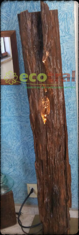 LUMINÁRIAS RÚSTICAS EM DORMENTES